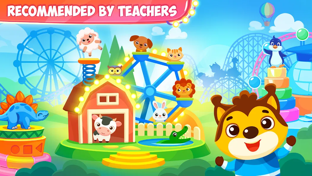 Games for kids 3 years old [МОД: Все открыто, Дополнительные деньги и Меню MOD] Screenshot 1