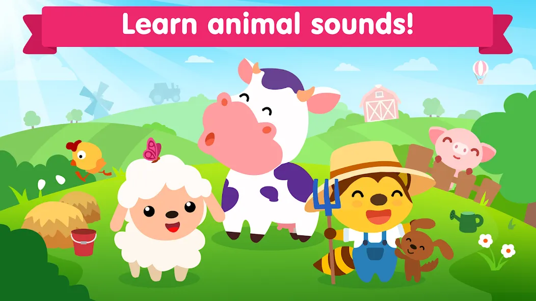 Animal sounds games for babies [МОД: Бесконечные деньги, Монеты и Мега MOD] Screenshot 1