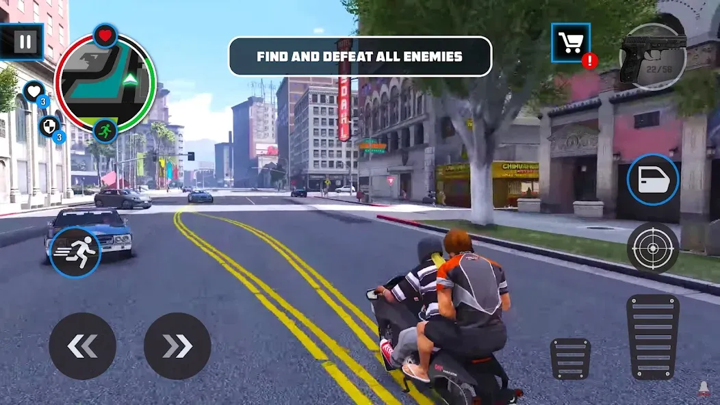 Gangster City: Thug King (Гэнгстер Сити) [МОД: Все открыто, Дополнительные деньги и Меню MOD] Screenshot 2