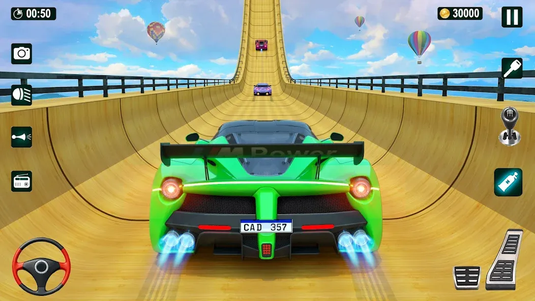 GT Car Stunt 3D: Ramp Car Game [MOD: Premium/Unlocked] - Скриншот 1