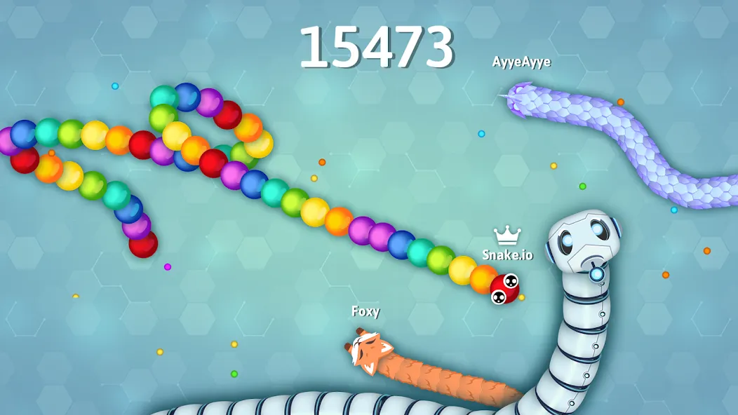 Snake.io - Fun Snake .io Games [МОД: Много денег, Монет и Все открыто] Screenshot 2