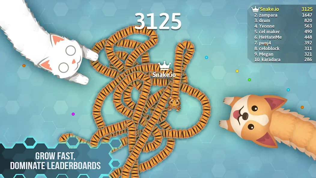 Snake.io - Fun Snake .io Games [МОД: Много денег, Монет и Все открыто] Screenshot 4