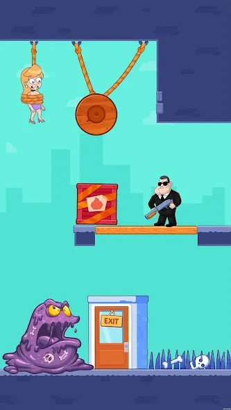 Cut Master: Fun Rope Cut Game (Кат зе Роуп) [МОД: Много монет, Открытые уровни и Мега MOD] Screenshot 3
