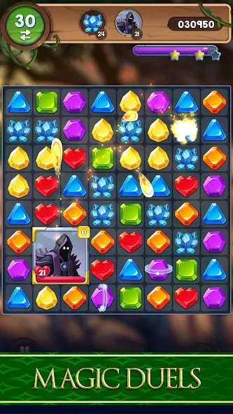 Avalon Jewels Match-3 (Авалон Джуэлс) [МОД: Меню, Бесконечные монеты и Открытые уровни] Screenshot 4