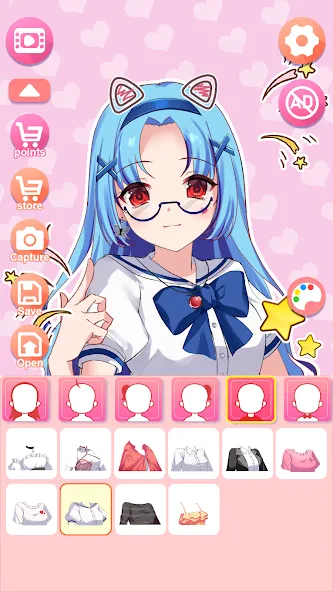 Viya Avatar Maker:emoji (Вия Аватар Мейкер) [МОД: Много денег, Монет и Все открыто] Screenshot 4