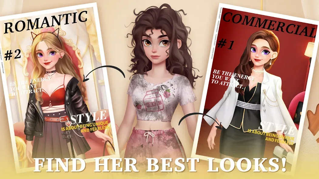 Fantasy Stylist: Match 3 (Фантазийный стилист) [МОД: Бесконечные деньги, Монеты и Мега MOD] Screenshot 2