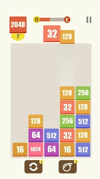 Target 2048 (Таргет 2048) [МОД: Много денег, Монет и Все открыто] Screenshot 4