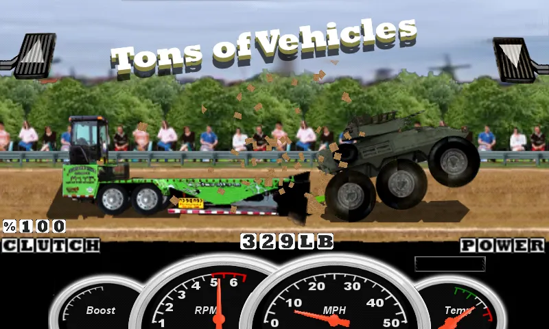 Tractor Pull [МОД: Все открыто, Дополнительные деньги и Меню MOD] Screenshot 3