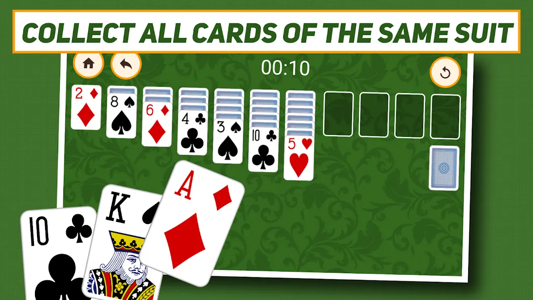 Klondike Solitaire: Classic [МОД: Много денег, Монет и Все открыто] Screenshot 3