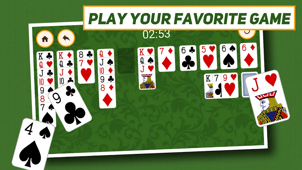 Klondike Solitaire: Classic [МОД: Много денег, Монет и Все открыто] Screenshot 5