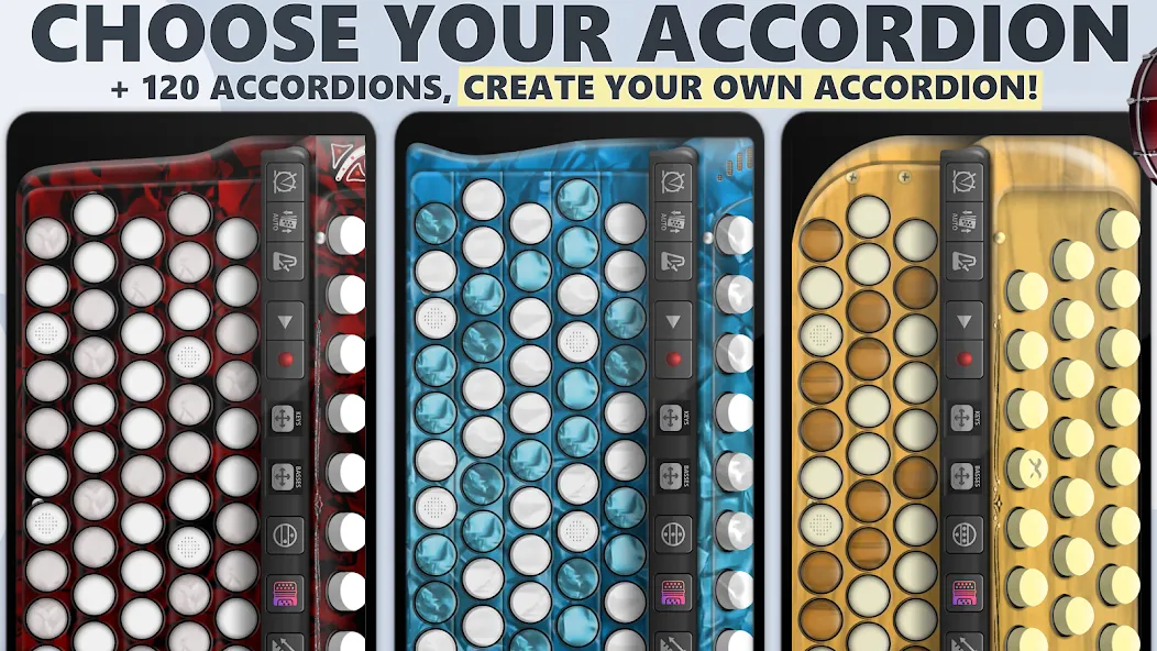Accordion Chromatic Button (Аккордеон с хроматическими кнопками) [MOD: Разблокировано] - Скриншот 2