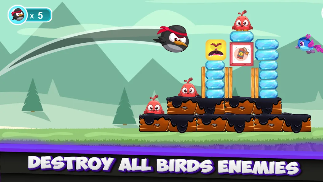 Angry Penguin (Энгри Пенгвин) [МОД: Все открыто, Дополнительные деньги и Меню MOD] Screenshot 4