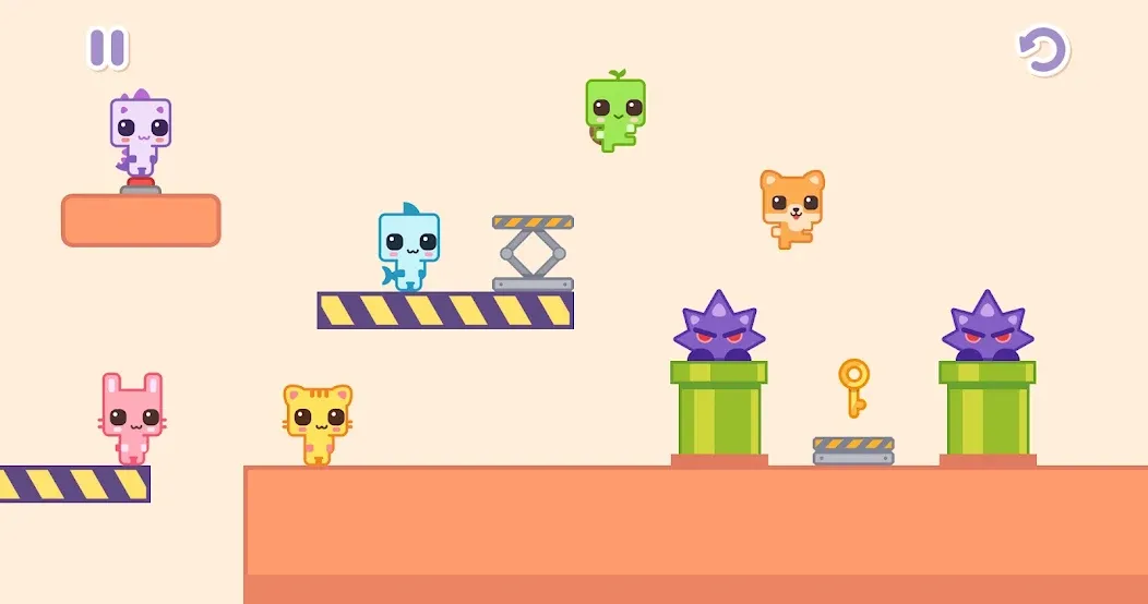 Online Cats – Multiplayer Park (Онлайн Кэтс) [МОД: Меню, Бесконечные монеты и Открытые уровни] Screenshot 4