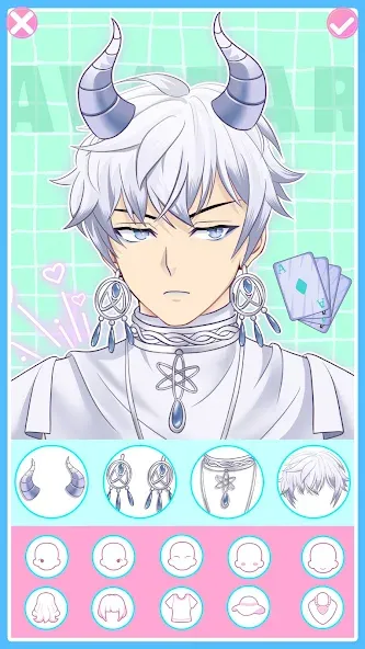 Anime Avatar Maker 2: Dress Up (Долл Аниме Аватар Мейкер Гейм) [МОД: Меню, Бесконечные монеты и Открытые уровни] Screenshot 4