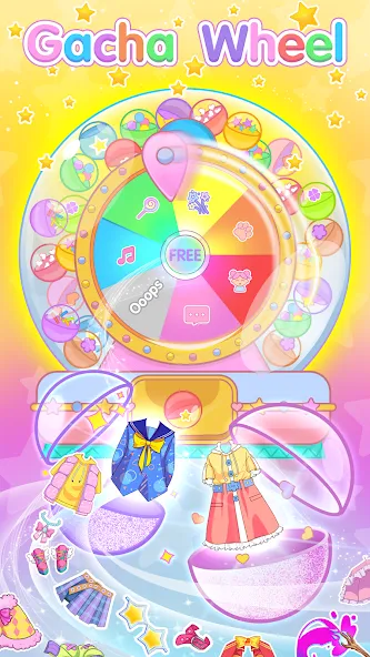 Chibi Doll Dress Up Games [МОД: Деньги, Монеты и Меню MOD] Screenshot 2