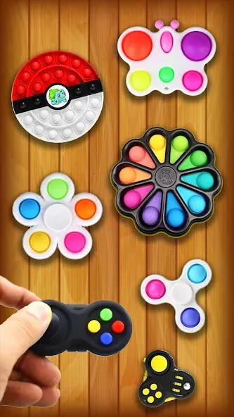Antistress: Pop It Games 3D (Антистресс) [МОД: Много монет, Открытые уровни и Мега MOD] Screenshot 1