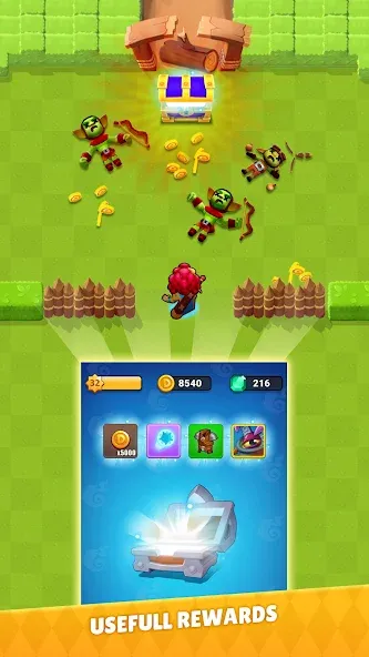 Dragono: Archer's Fire & Magic (Драгоно) [МОД: Деньги, Монеты и Меню MOD] Screenshot 3