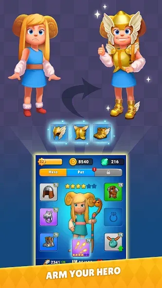 Dragono: Archer's Fire & Magic (Драгоно) [МОД: Деньги, Монеты и Меню MOD] Screenshot 4