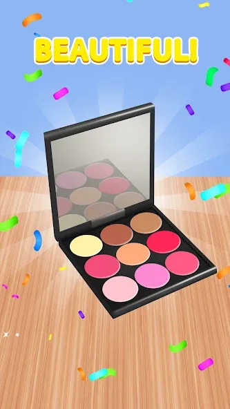 Makeup Kit - Color Mixing [МОД: Меню, Бесконечные монеты и Открытые уровни] Screenshot 5