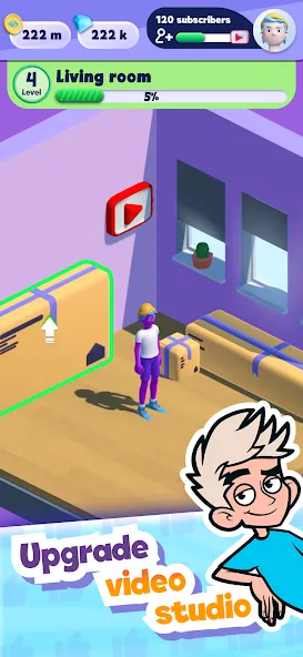 A4 Vlogger: Streamer simulator [МОД: Бесконечные деньги, Монеты и Мега MOD] Screenshot 2