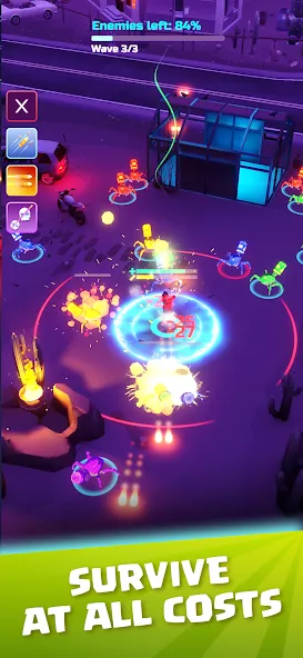 A4 vs Zombies - ZomBattle [МОД: Много монет, Открытые уровни и Мега MOD] Screenshot 4
