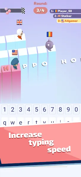 A4 Typer - Play and increase y [МОД: Много денег, Монет и Все открыто] Screenshot 1