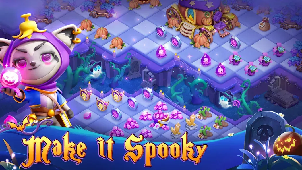 Boom Merge:Mahjong Match Tiles (Бум Мердж) [MOD: Все открыто] - Скриншот 1