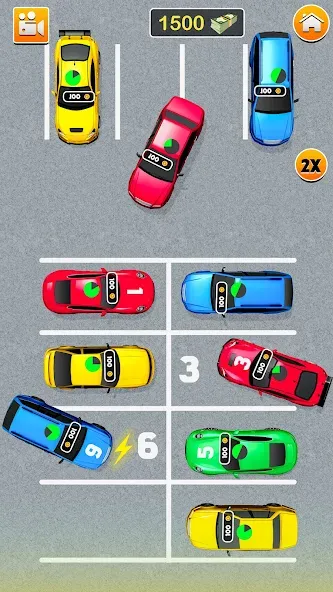 Park Master: Car Parking Jam (Парк Мастер) [МОД: Деньги, Монеты и Меню MOD] Screenshot 2