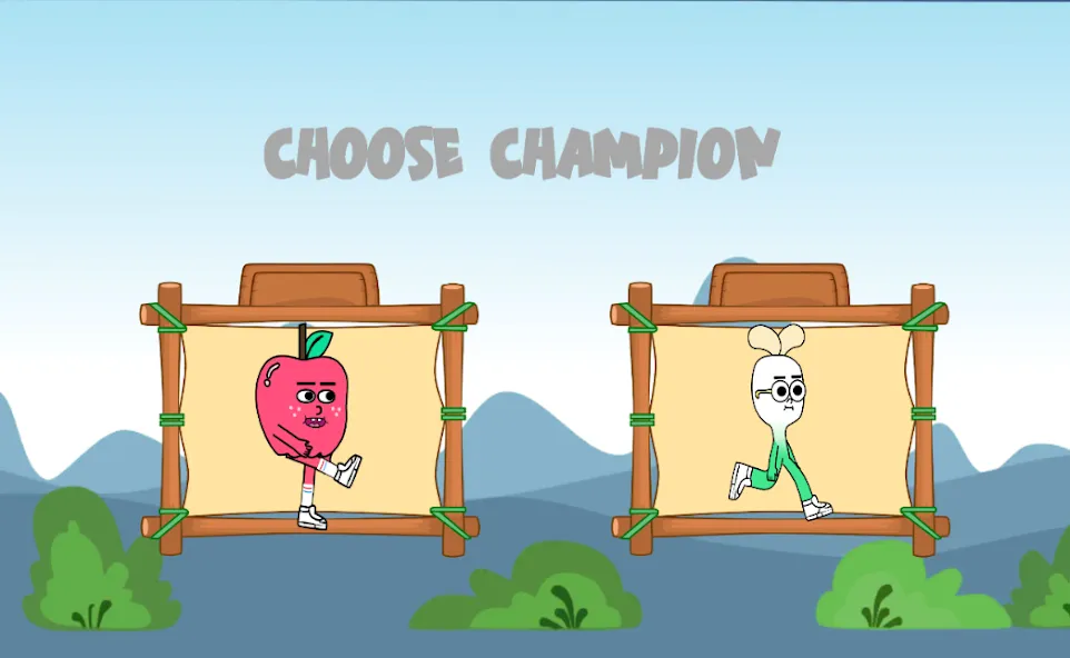 apple and onion running game (эппл энд онион раннинг гейм) [МОД: Много монет, Открытые уровни и Мега MOD] Screenshot 1