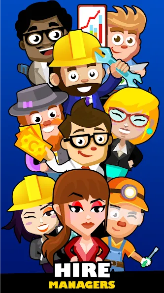 Idle Smartphone Tycoon Factory (Смартфон Фабрика Айдл Тайкун) [МОД: Все открыто, Дополнительные деньги и Меню MOD] Screenshot 3