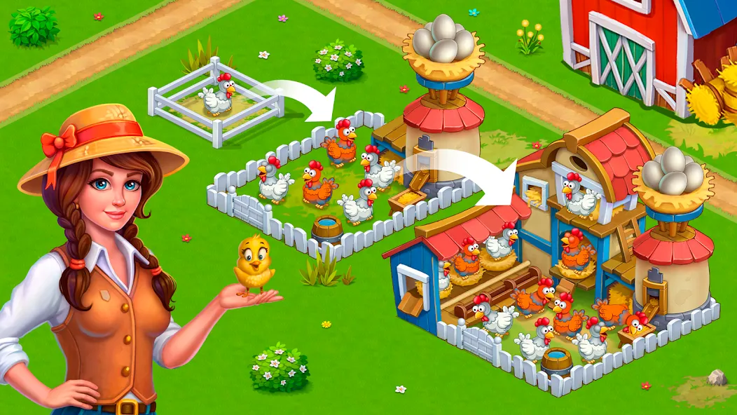 Idle Farmer: Mine Game (Айдл Фармер) [МОД: Бесконечные деньги, Монеты и Мега MOD] Screenshot 2