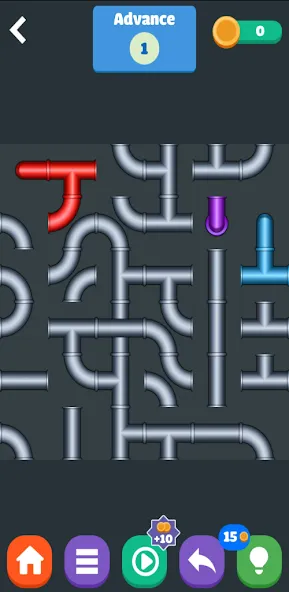 Color Plumber (Цолор Пламбер) [МОД: Меню, Бесконечные монеты и Открытые уровни] Screenshot 3