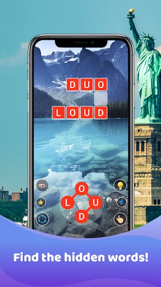 Word Game : Crossword (Кроссворд) [MOD: Mega Mod/Меню] - Скриншот 1