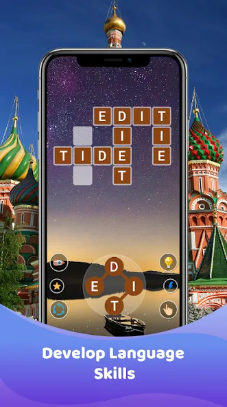 Word Game : Crossword (Кроссворд) [MOD: Mega Mod/Меню] - Скриншот 2