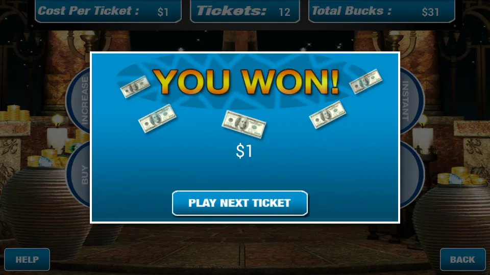 Scratch N Win (кретч и выиграй) [МОД: Все открыто, Дополнительные деньги и Меню MOD] Screenshot 5