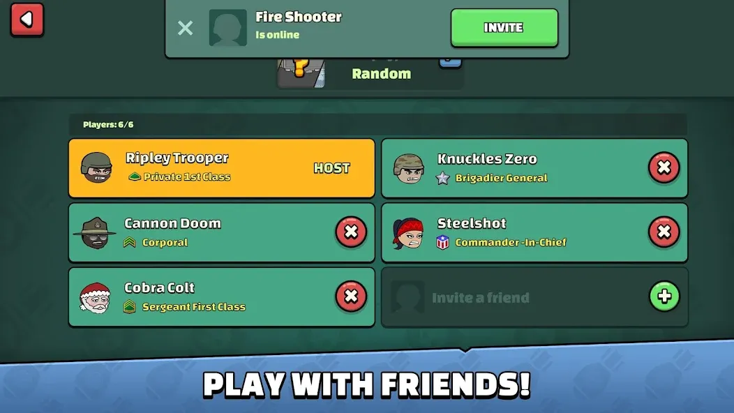 Mini Militia - War.io (Мини Милития) [МОД: Много монет, Открытые уровни и Мега MOD] Screenshot 2
