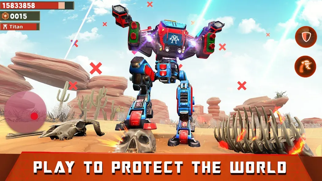 Mech Robot Wars - Multi Robot [МОД: Бесконечные деньги, Монеты и Мега MOD] Screenshot 3
