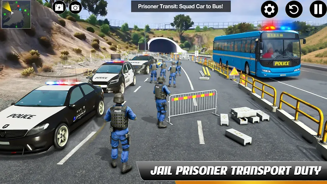 Police Bus Simulator Bus Games [МОД: Много денег, Монет и Все открыто] Screenshot 2