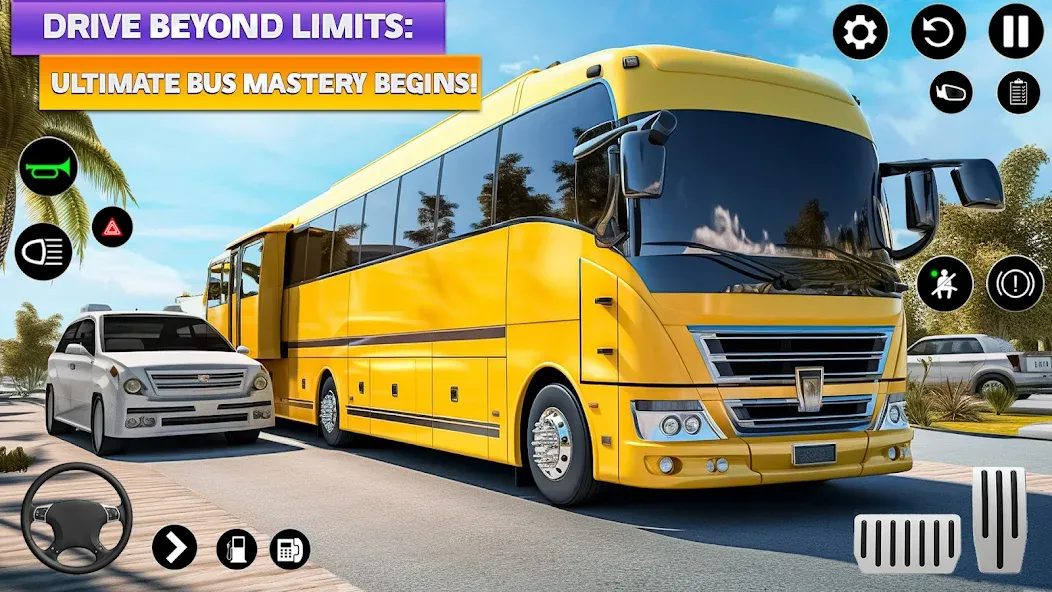 Ultimate Bus Driving Simulator (Ультимативный симулятор вождения автобуса) [МОД: Все открыто, Дополнительные деньги и Меню MOD] Screenshot 2