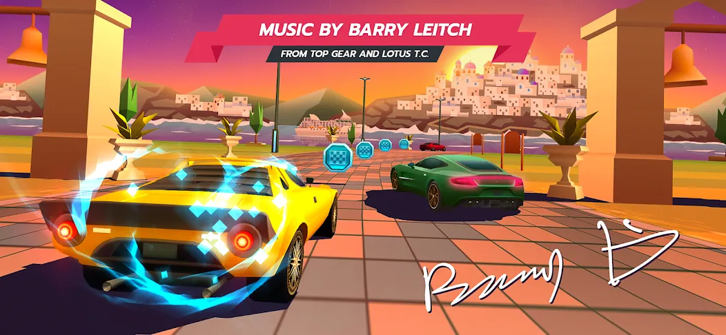 Horizon Chase – Arcade Racing (Хорайзон Чейс) [МОД: Бесконечные деньги, Монеты и Мега MOD] Screenshot 4