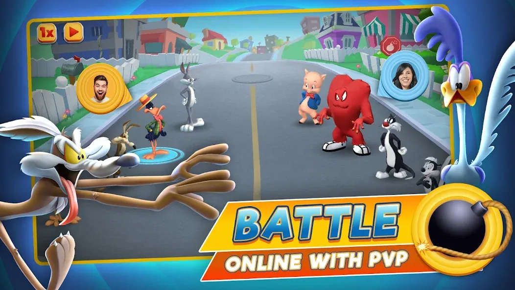 Looney Tunes™ World of Mayhem (Луни Тюнз) [МОД: Все открыто, Дополнительные деньги и Меню MOD] Screenshot 3
