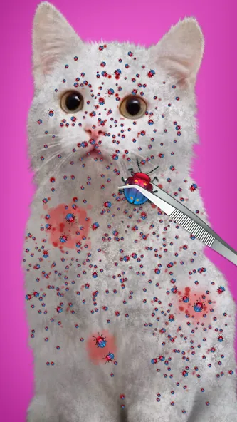 Virtual Cat ASMR Spa Makeover (Виртуальный кот  Спа Мэйкавер) [МОД: Меню, Бесконечные монеты и Открытые уровни] Screenshot 3