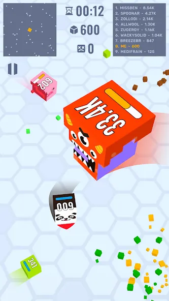 Cube Zone io [МОД: Бесконечные деньги, Монеты и Мега MOD] Screenshot 1