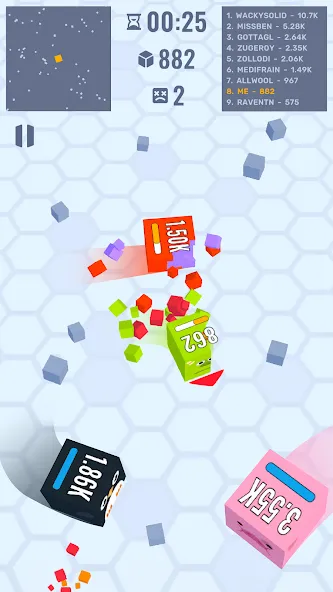 Cube Zone io [МОД: Бесконечные деньги, Монеты и Мега MOD] Screenshot 3