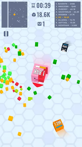 Cube Zone io [МОД: Бесконечные деньги, Монеты и Мега MOD] Screenshot 4