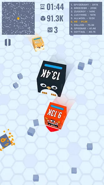 Cube Zone io [МОД: Бесконечные деньги, Монеты и Мега MOD] Screenshot 5