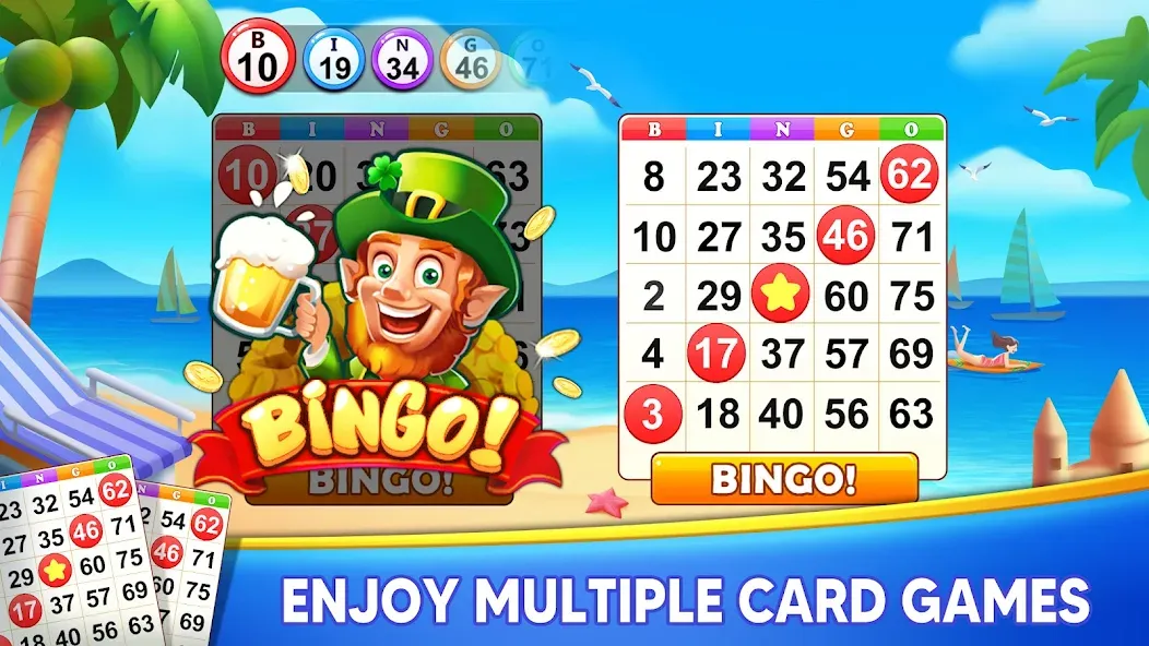Bingo Holiday: Live Bingo Game [МОД: Все открыто, Дополнительные деньги и Меню MOD] Screenshot 2