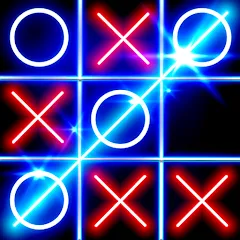 Скачать Tic Tac Toe Glow: 2 Players [МОД: Все открыто, Дополнительные деньги и Меню MOD] | Взлом Tic Tac Toe Glow: 2 Players на Андроид