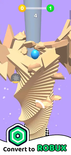Havok Ball Robux Roblominer (Хавок Балл Робукс Робломайнер) [МОД: Меню, Бесконечные монеты и Открытые уровни] Screenshot 4