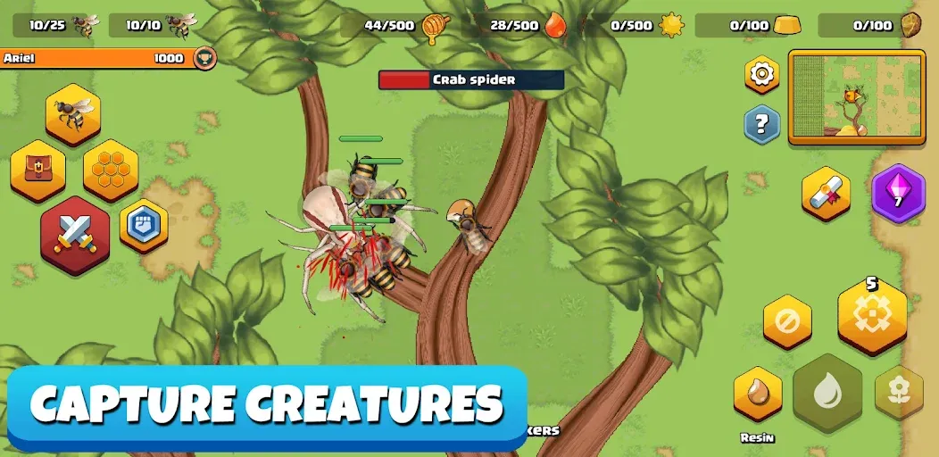 Pocket Bees: Colony Simulator (Покет Биз) [МОД: Деньги, Монеты и Меню MOD] Screenshot 4